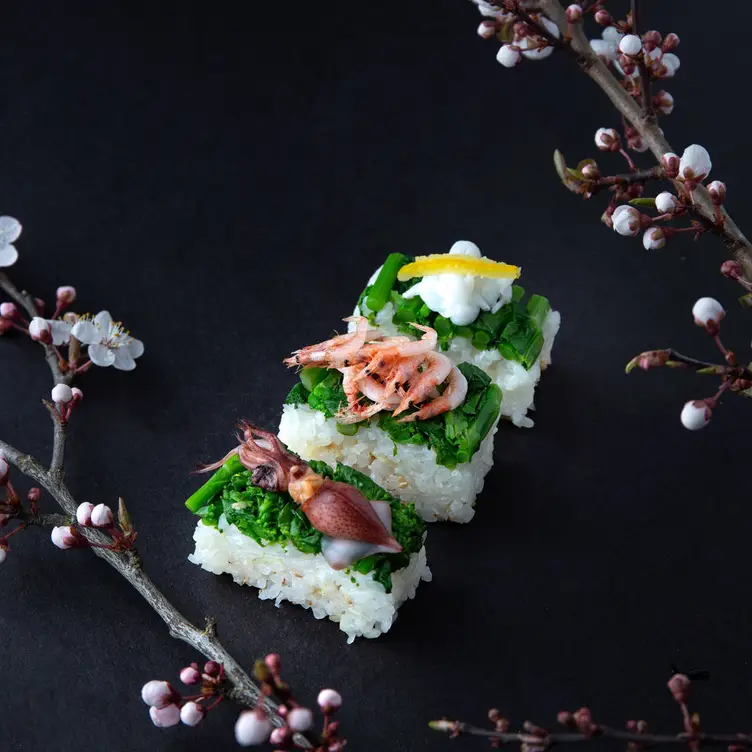 Each dish is elegantly plated and presented at Tojo’s Restaurant, one of the best Japanese restaurants in Vancouver.