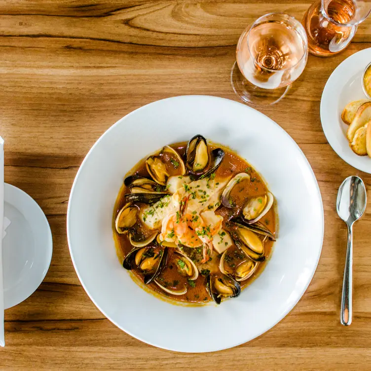 Locally sourced mussels with customary French flavor at one of the best French restaurants in Vancouver.