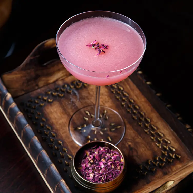 One of the outstanding and colorful cocktail options featured on Sula Indian Restaurant’s menu, one of the best Indian restaurants in Vancouver.