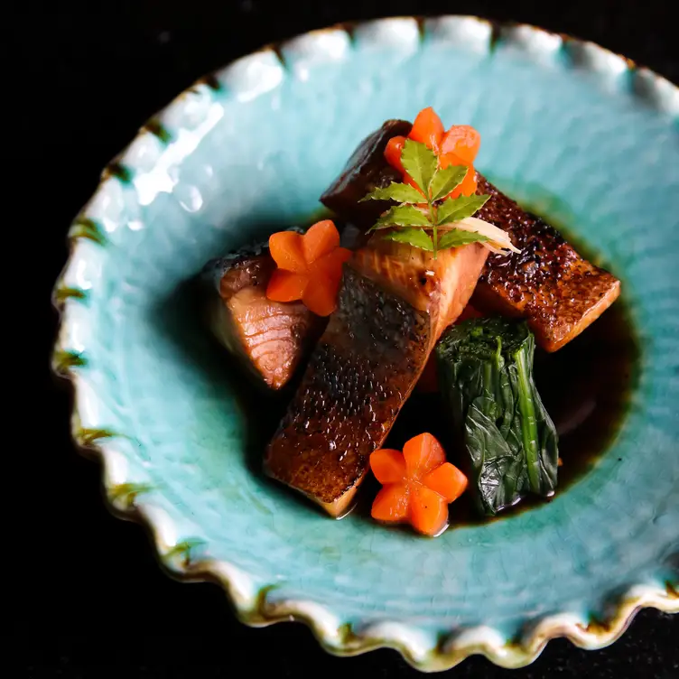 A season, locally caught menu item that is highlighted throughout Yuwa’s seasonal menu.