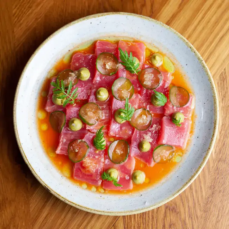 A ceviche dish from the raw menu at Baro, one of the most romantic restaurants in Toronto