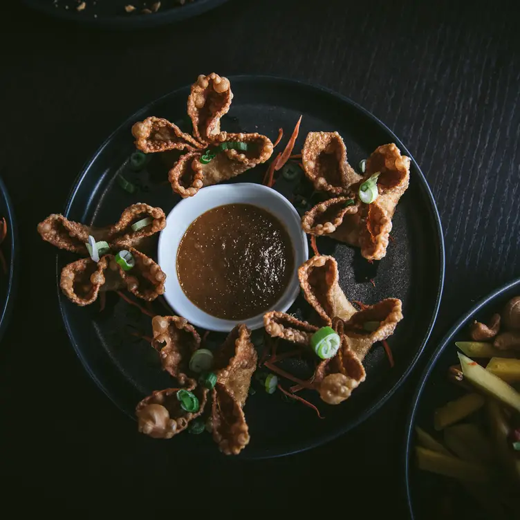 Crab-filled deep-fried wontons at Meesai’s Thai Kitchen, potentially one of the best Thai restaurants in Toronto.