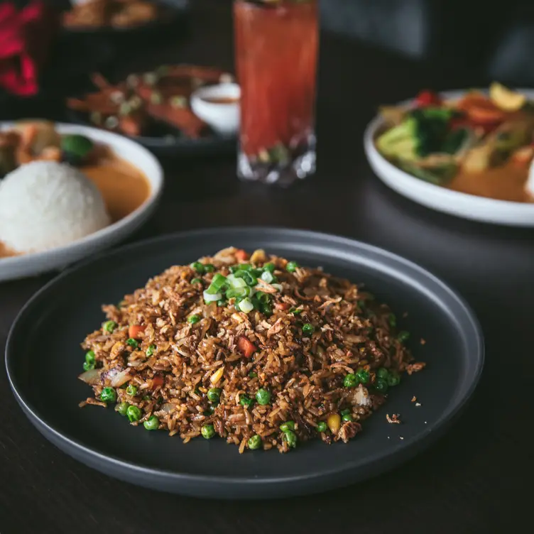 Fried rice, egg, and vegetables at Meesai’s Thai Kitchen, possibly the best Thai restaurant Toronto has to offer.