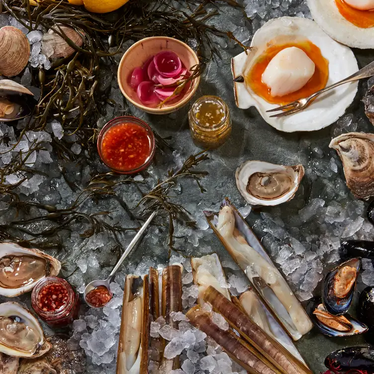 The raw bar at one of Toronto’s best seafood restaurants is a great introduction to tasting your way through Pink Sky’s seafood selection.