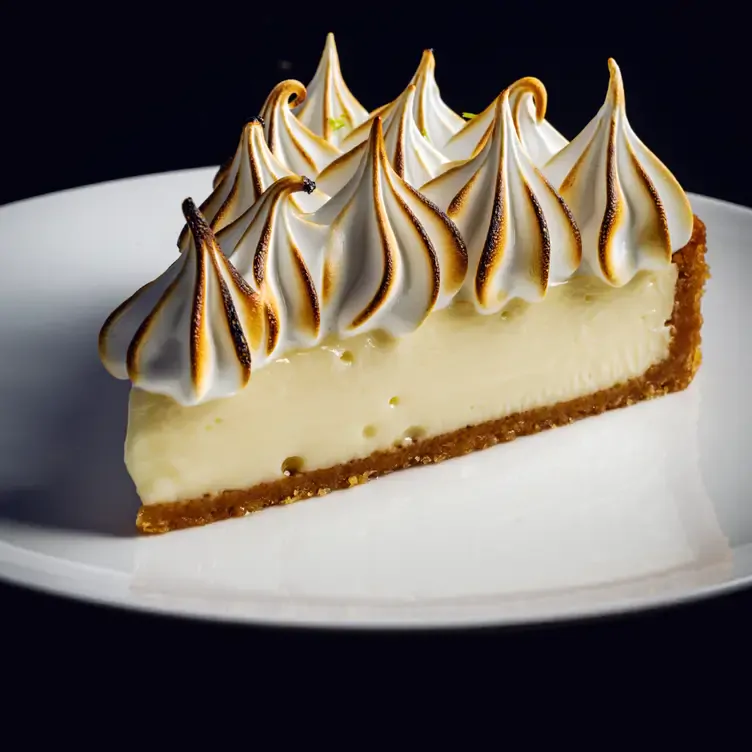 A creamy pie for dessert at Prime Seafood Palace.