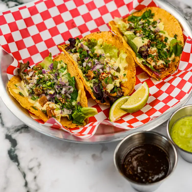 Tacos at Miso Taco, one of the best family restaurants in Vancouver.