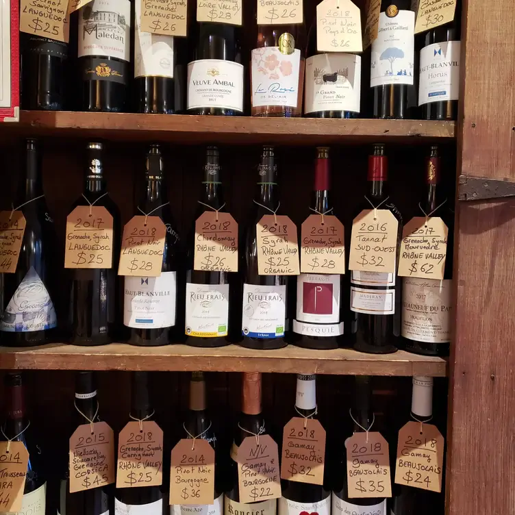 Part of the La Baratin experience is taking a sip of the French regions on an extensive wine list.