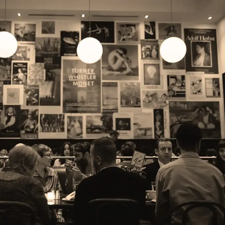 Diners enjoy each other’s company at Le Select Bistro, possibly the best French restaurant Toronto has.