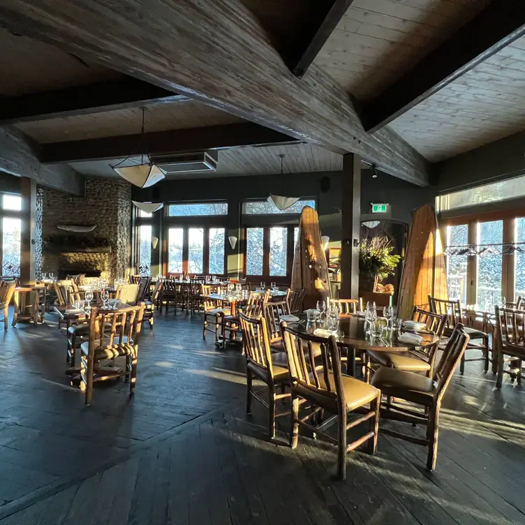 The spacious and classically Canadian dining room at River Café, a top contender for the best brunch in Calgary.